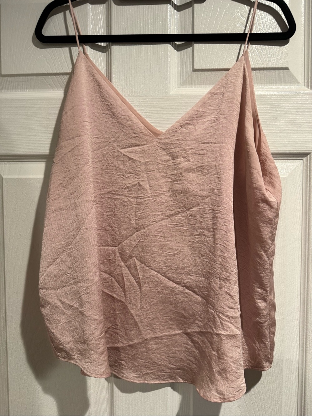 Express Pale Blush Spaghetti Strap V-Neck Camisole